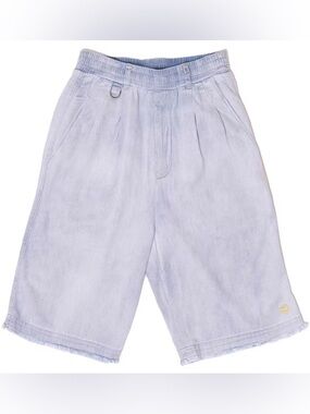 drew house Men's Light Lavender Washed Flat-Front Shorts
